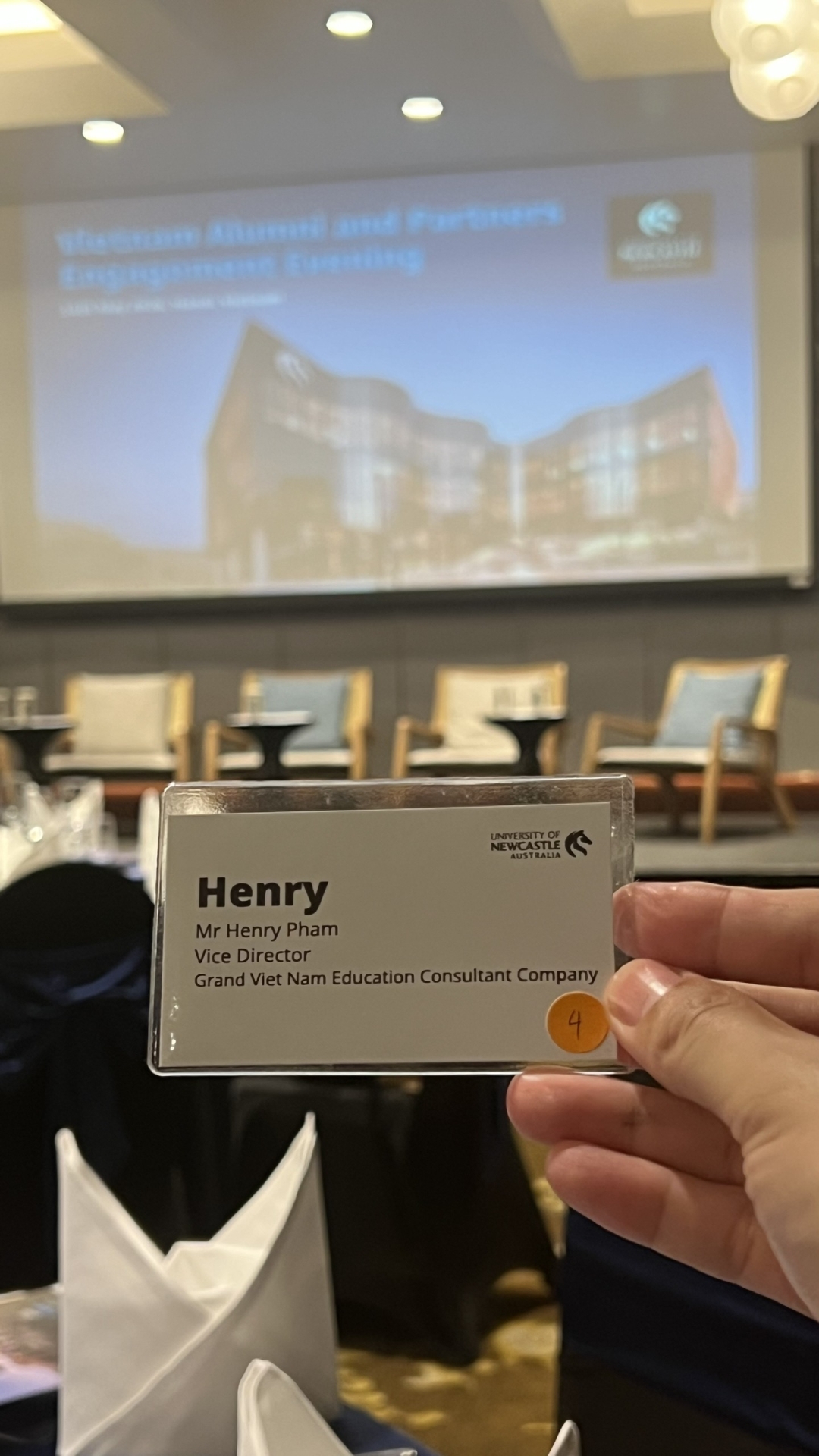 UNIVERSITY OF NEWCASTLE AUSTRALIA KẾT NỐI CỘNG ĐỒNG CỰU SINH VIÊN & ĐỐI TÁC TẠI HÀ NỘI 2026 – MỞ RỘNG CƠ HỘI HỌC TẬP VÀ NGHỀ NGHIỆP TOÀN CẦU