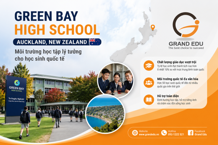 GREEN BAY HIGH SCHOOL – NGÔI TRƯỜNG TRUNG HỌC HÀNG ĐẦU TẠI AUCKLAND, NEW ZEALAND