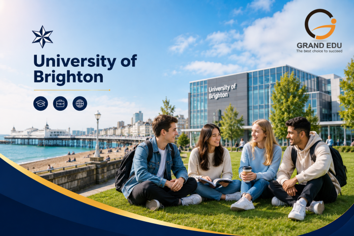 UNIVERSITY OF BRIGHTON – ĐẠI HỌC HÀNG ĐẦU TẠI THÀNH PHỐ BIỂN BRIGHTON, ANH QUỐC