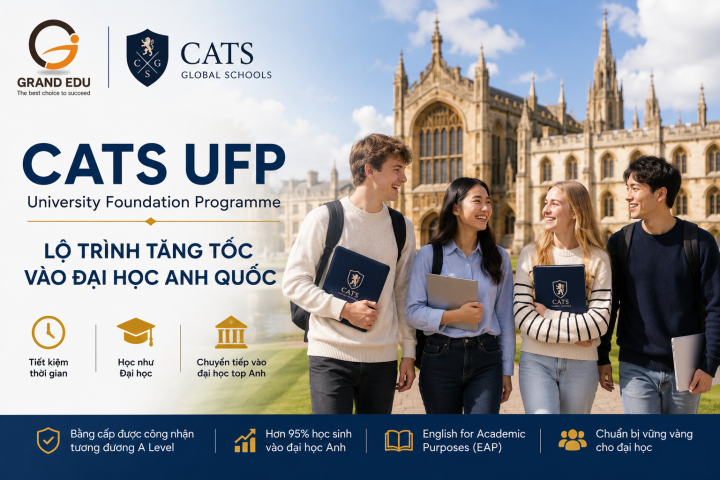 KHÔNG PHẢI A LEVEL, CATS UFP MỚI LÀ CON ĐƯỜNG TĂNG TỐC VÀO ĐẠI HỌC ANH QUỐC