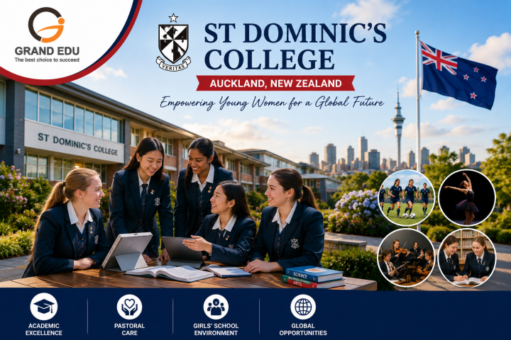 ST DOMINIC’S COLLEGE – TRƯỜNG NỮ SINH HÀNG ĐẦU NEW ZEALAND VỚI TỶ LỆ ĐỖ ĐẠI HỌC 100%