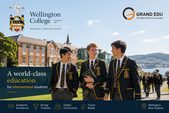 WELLINGTON COLLEGE NEW ZEALAND: TOP TRUNG HỌC NAM SINH 158 NĂM VỚI THÀNH TÍCH HỌC BỔNG HÀNG ĐẦU NEW ZEALAND