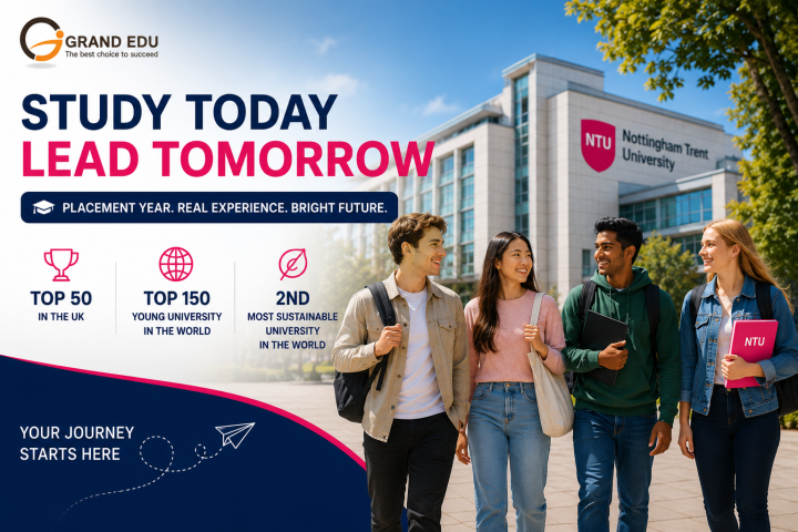 NOTTINGHAM TRENT UNIVERSITY: TOP 50 UK VỚI PLACEMENT YEAR LINH HOẠT VÀ CAM KẾT HỖ TRỢ VIỆC LÀM CHO SINH VIÊN