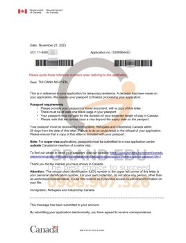 Album Visa Tháng 11.2023