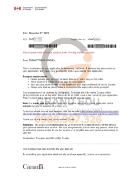 Album Visa Tháng 11.2023