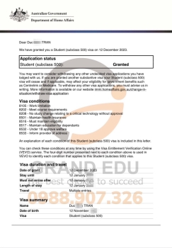 Album Visa Tháng 11.2023