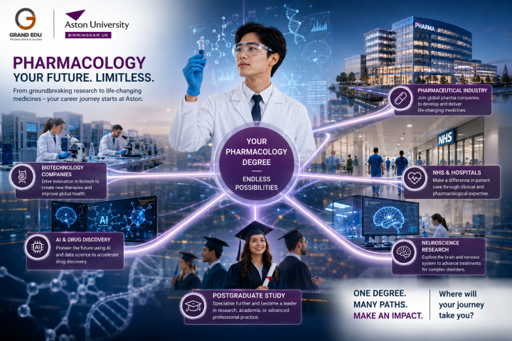7 LÝ DO NÊN HỌC PHARMACOLOGY TẠI ASTON UNIVERSITY THÔNG QUA ONCAMPUS UK