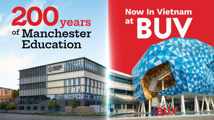 MANCHESTER METROPOLITAN UNIVERSITY TẠI BUV – HỌC BỔNG LÊN TỚI 50% & SỞ HỮU BẰNG ANH QUỐC NGAY TẠI VIỆT NAM