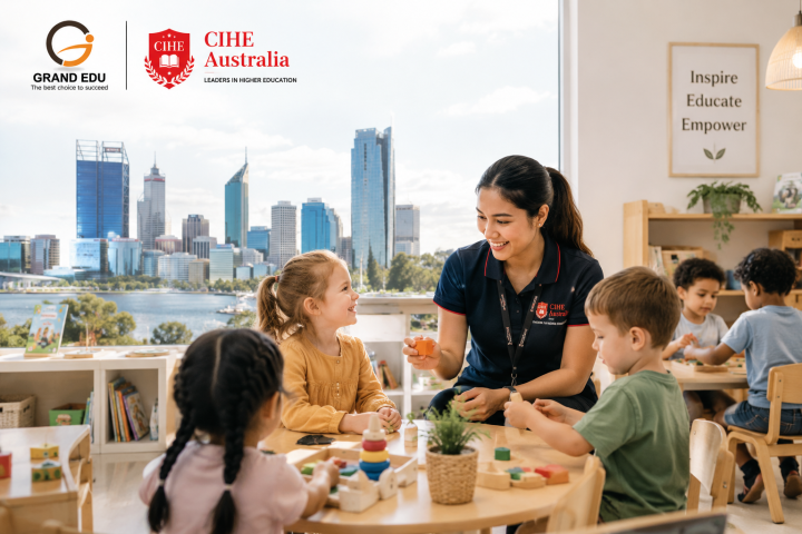 CIHE AUSTRALIA MỞ THÊM KỲ NHẬP HỌC THÁNG 09/2026 CHO NGÀNH GIÁO DỤC MẦM NON TẠI PERTH