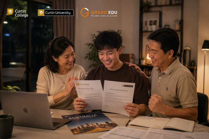CURTIN COLLEGE AUSTRALIA HỖ TRỢ $4.000 AUD, 
