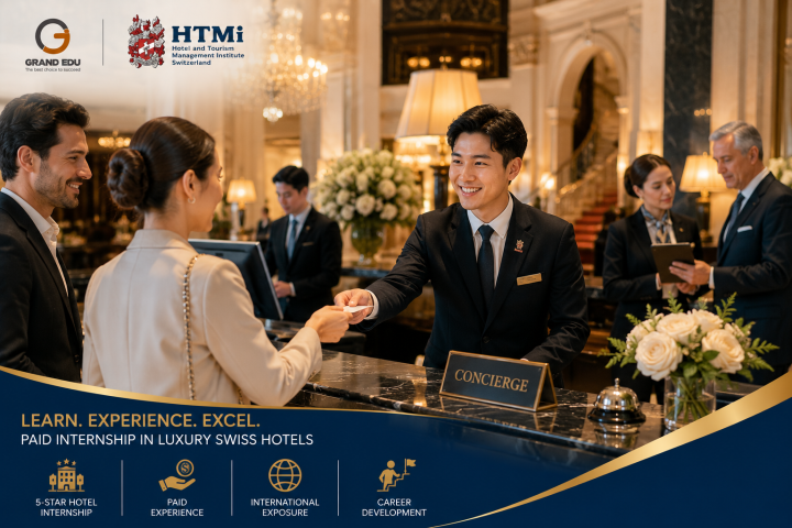 DU HỌC THẠC SĨ HTMi THỤY SĨ: SONG BẰNG QUỐC TẾ CHỈ 1 NĂM, CƠ HỘI Ở LẠI THỤY SĨ ĐẾN 2 NĂM