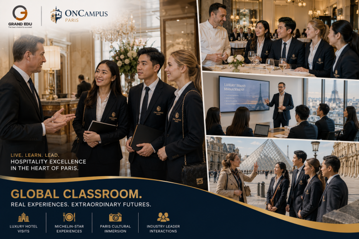 DU HỌC PHÁP NGÀNH HOSPITALITY & TOURISM: VÌ SAO ONCAMPUS PARIS LÀ LỘ TRÌNH ĐÁNG CÂN NHẮC?