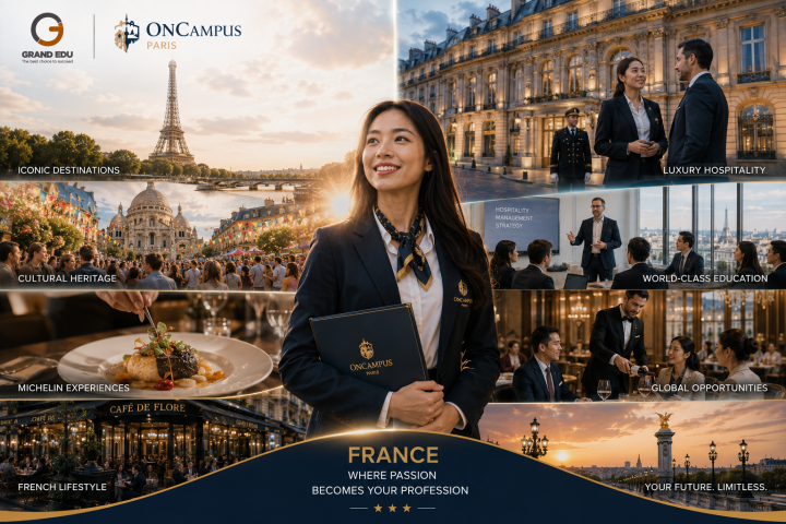 VÌ SAO PHÁP LÀ QUỐC GIA LÝ TƯỞNG ĐỂ HỌC HOSPITALITY & TOURISM?