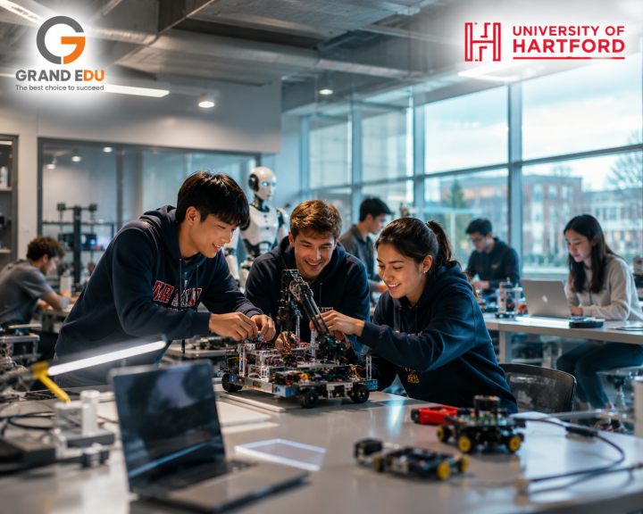 UNIVERSITY OF HARTFORD – ĐẠI HỌC MỸ NỔI BẬT VỚI THẾ MẠNH STEM, INTERNSHIP & HỌC BỔNG HẤP DẪN CHO SINH VIÊN QUỐC TẾ