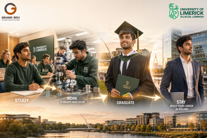 DU HỌC IRELAND TẠI UNIVERSITY OF LIMERICK: TỪ GIẢNG ĐƯỜNG ĐẾN VIỆC LÀM CHỈ TRONG MỘT LỘ TRÌNH