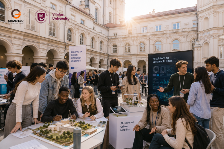 ĐẠI HỌC TỐT KHÔNG CHỈ DẠY KIẾN THỨC. VILNIUS UNIVERSITY CÒN KẾT NỐI BẠN VỚI THẾ GIỚI.