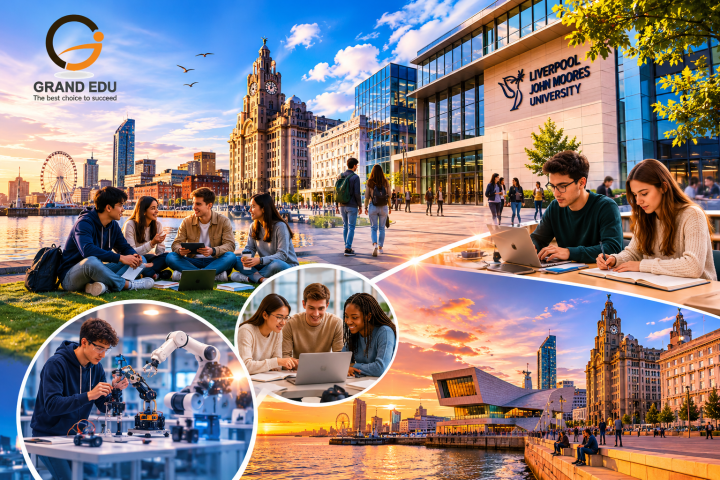 LIVERPOOL JOHN MOORES UNIVERSITY – ĐẠI HỌC ANH NỔI BẬT VỀ STEM, HỖ TRỢ NGHỀ NGHIỆP VÀ TRẢI NGHIỆM SINH VIÊN QUỐC TẾ
