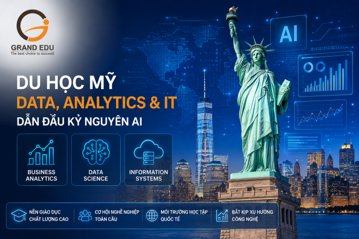 NHỮNG NGÀNH HỌC ĐỨNG SAU KỶ NGUYÊN AI: DATA, ANALYTICS VÀ IT TẠI MỸ