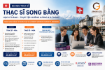THẠC SĨ SONG BẰNG TẠI THỤY SĨ – HỌC 6 THÁNG, THỰC TẬP HƯỞNG LƯƠNG VÀ NHẬN BẰNG TỪ BHMS & ROBERT GORDON UNIVERSITY