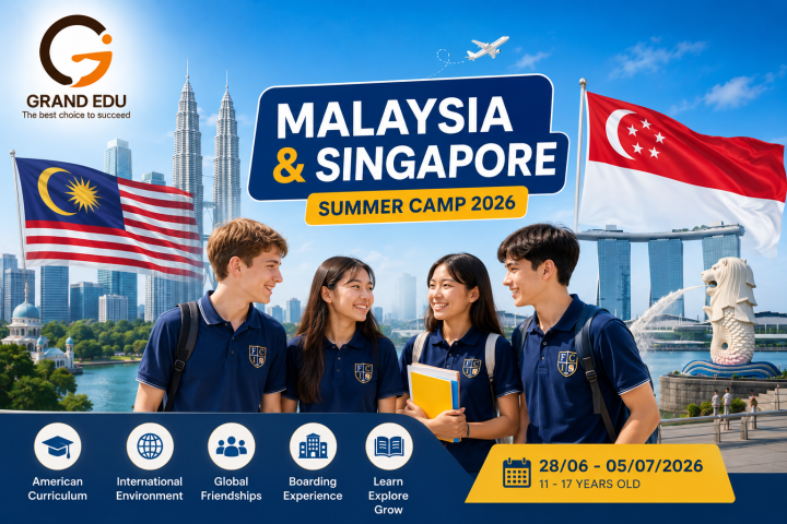 DU HỌC HÈ MALAYSIA – SINGAPORE 2026: MỘT HÀNH TRÌNH, HAI QUỐC GIA, TRẢI NGHIỆM QUỐC TẾ KHÁC BIỆT
