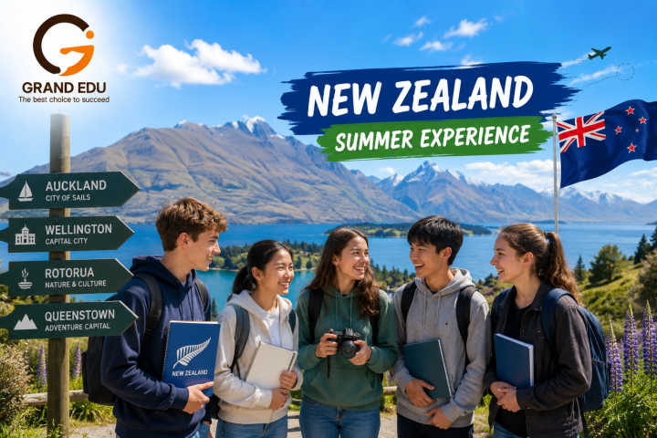DU HỌC HÈ NEW ZEALAND 2026 – TRẢI NGHIỆM “SỐNG NHƯ MỘT DU HỌC SINH THỰC THỤ” TỪ 10 TUỔI