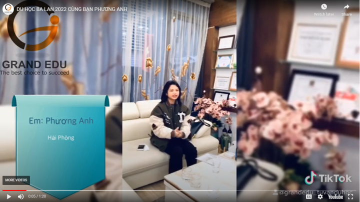 DU HỌC BA LAN 2022 CÙNG BẠN PHƯƠNG ANH